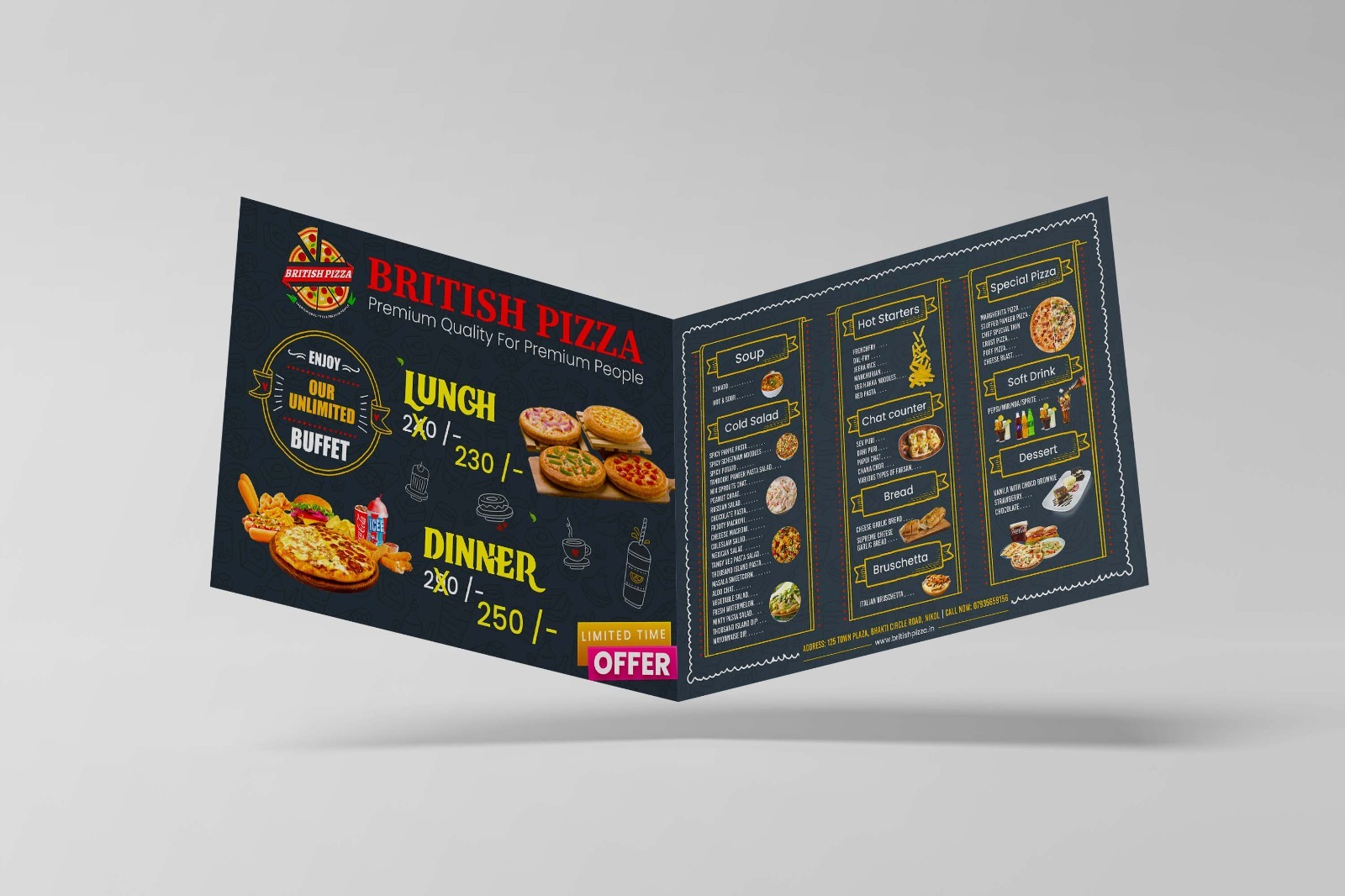 Menu design 15 by Brandingo
